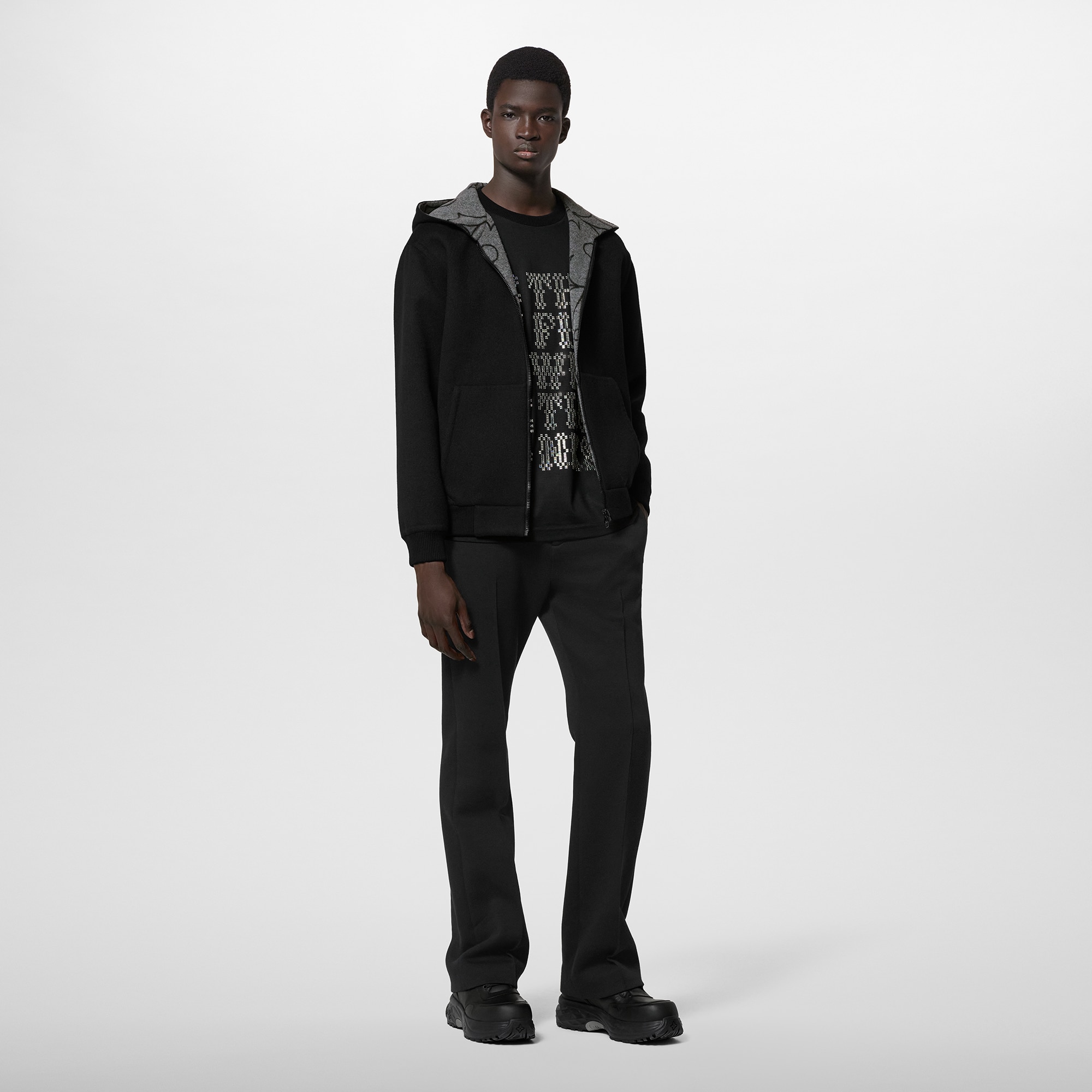 Reversible Double Face Wool Hooded Blouson - Men - Ready-to-Wear 